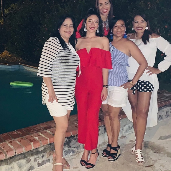 Red jumpsuit - Picture 2 of 7